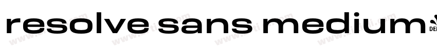 resolve sans medium字体转换